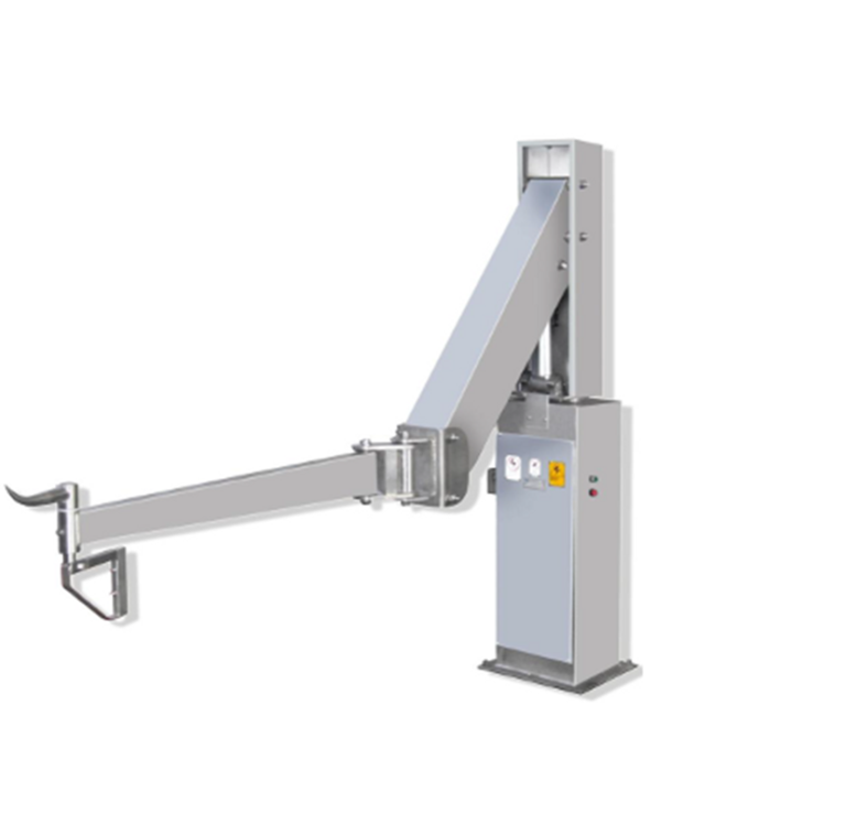 meat carcass loading unloading hydraulic arm