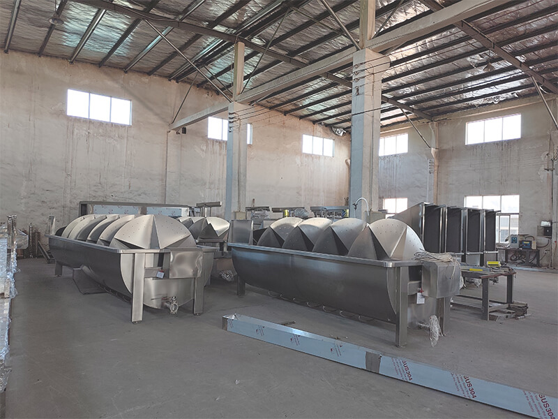 Poultry Processing Equipment and Chicken Slaughter Machines in HW Machinery Factory Spin Chiller 2