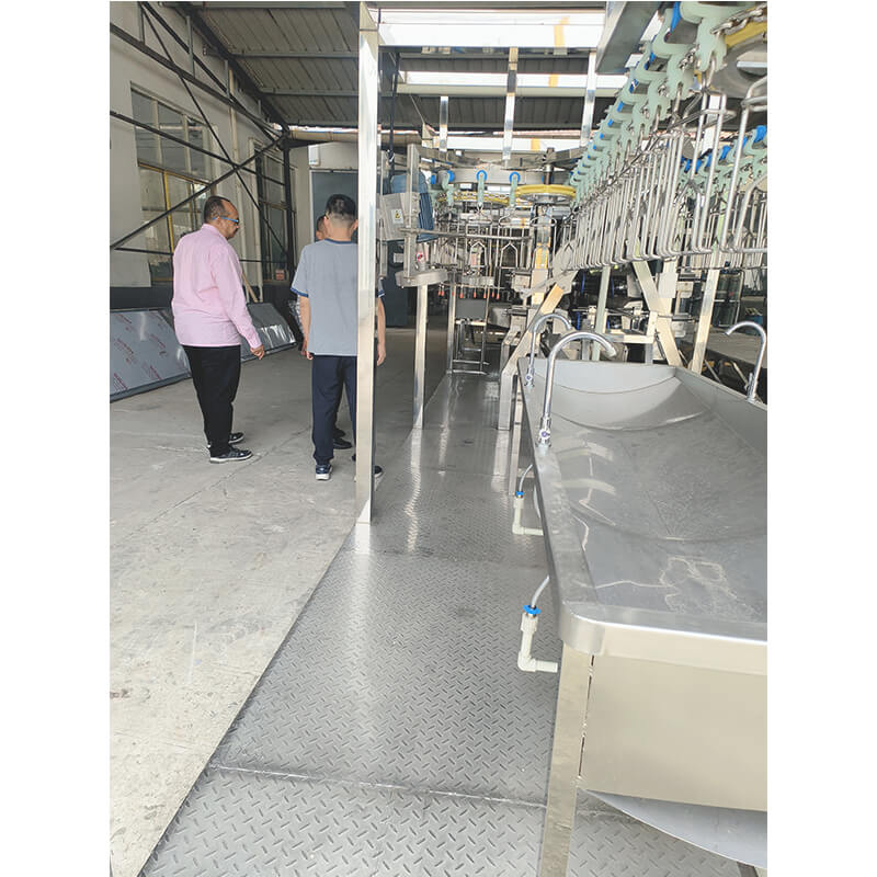 2025-09-11 hw machinery ethiopian delegation 500bph compact chicken slaughter line poultry processing equipment 3