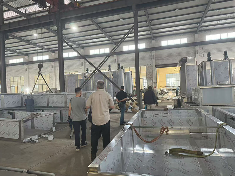 hw machinery abattoir slaughter line equipment production base